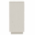 Aparador 2 uds madera maciza de pino blanco 32x34x75 cm