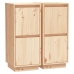 Aparador 2 uds madera maciza de pino 31,5x34x75 cm