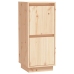 Aparador 2 uds madera maciza de pino 31,5x34x75 cm