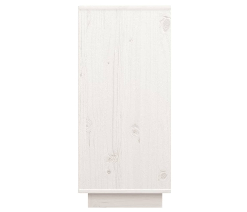 Aparador de madera maciza de pino blanco 60x34x75 cm