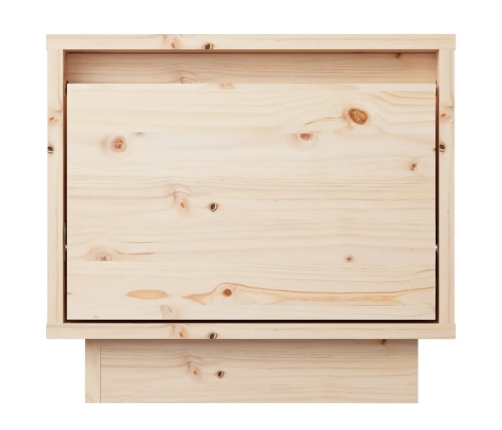 Mesita de noche madera maciza de pino 35x34x32 cm