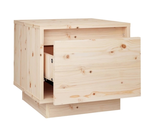 vidaXL Mesitas de noche 2 uds madera maciza de pino 35x34x32 cm