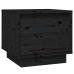 Mesitas de noche 2 uds madera maciza de pino negro 35x34x32 cm