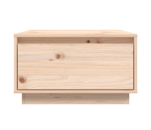 vidaXL Mesa de centro de madera maciza de pino 55x56x32 cm