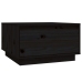 Mesa de centro de madera maciza de pino negro 55x56x32 cm