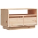 Mueble de TV de madera maciza de pino 60x35x37 cm