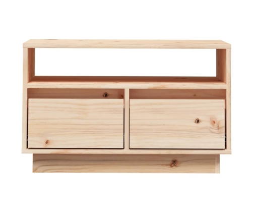 Mueble de TV de madera maciza de pino 60x35x37 cm