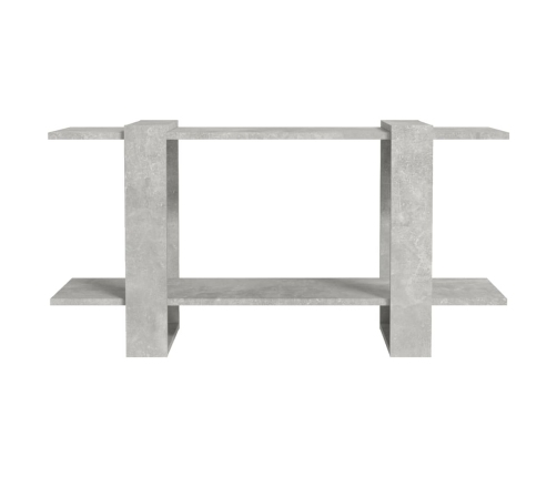 Estantería madera contrachapada gris hormigón 100x30x51 cm