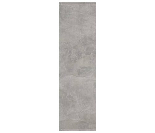 vidaXL Estantería/divisor madera ingeniería gris hormigón 40x30x103 cm