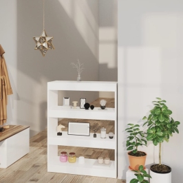 Estantería/divisor madera contrachapada blanco 80x30x103 cm