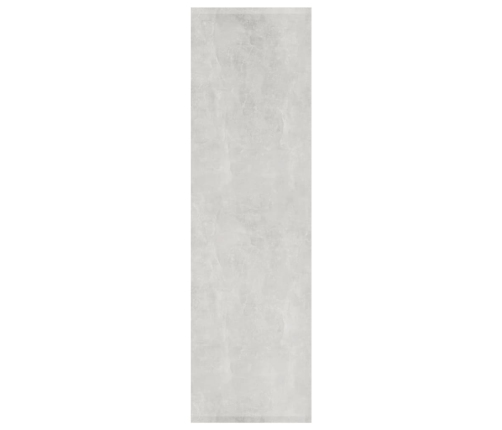 vidaXL Estantería madera contrachapada gris hormigón 80x30x103 cm