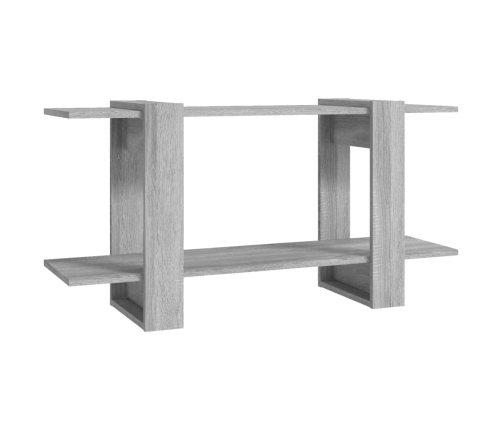 Estantería madera contrachapada gris Sonoma 100x30x51 cm