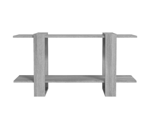 Estantería madera contrachapada gris Sonoma 100x30x51 cm