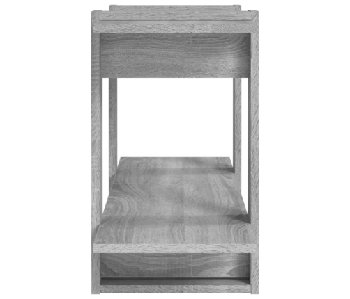 Estantería madera contrachapada gris Sonoma 100x30x51 cm