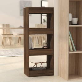 Estantería/divisor madera ingeniería marrón roble 40x30x103 cm