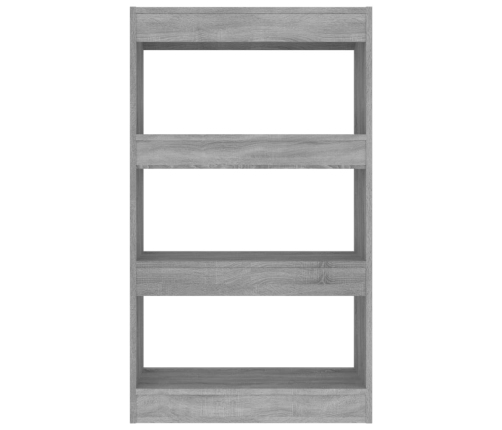 Estantería/divisor madera ingeniería gris Sonoma 60x30x103 cm