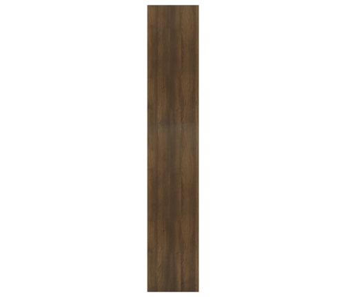 Estantería madera contrachapada marrón roble 80x30x166 cm