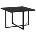 Set de comedor de jardín 9 pzas y cojines ratán sintético negro