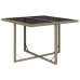 Set comedor de jardín 5 pzas con cojines ratán sintético beige