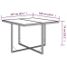 Set comedor de jardín 5 pzas con cojines ratán sintético beige