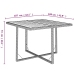 Set de comedor de jardín 9 pzas y cojines ratán sintético negro