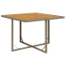 Set comedor de jardín 9 pzas con cojines ratán sintético beige