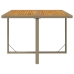 Set comedor de jardín 9 pzas con cojines ratán sintético beige