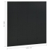 Biombos divisores de 4 paneles 2 uds negro acero 160x180 cm