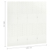 Biombos divisores de 4 paneles 2 uds blanco acero 160x180 cm