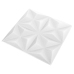 Paneles de pared 3D 24 unidades blanco origami 6 m² 50x50 cm