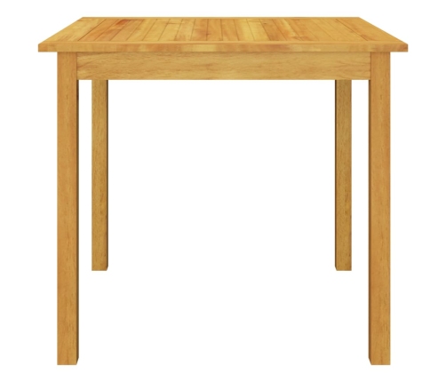 Juego de comedor de jardín 3 piezas con cojines negro