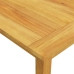 Juego de comedor de jardín 3 piezas con cojines marrón