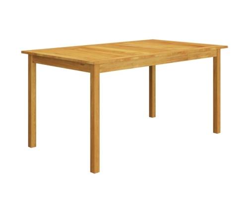 Juego de comedor para jardín 7 piezas con cojines marrón