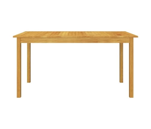 Juego de comedor para jardín 7 piezas con cojines marrón