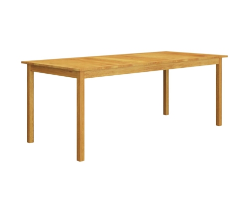 Juego de comedor para jardín 7 piezas con cojines marrón