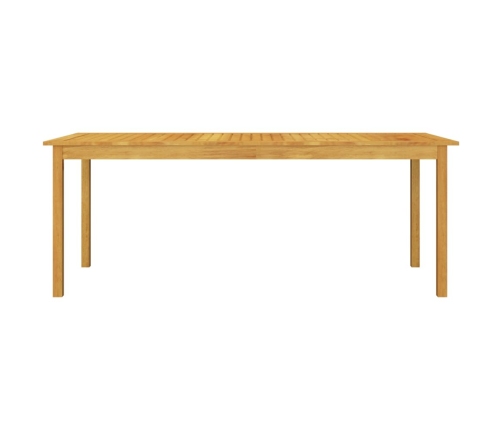Juego de comedor para jardín 7 piezas con cojines marrón