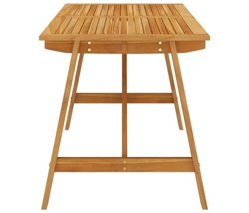Juego de comedor de jardín 5 piezas con cojines negro