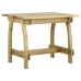 Juego de comedor de jardín 5 piezas madera de pino impregnada