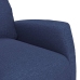 Sillón reclinable de tela gris claro
