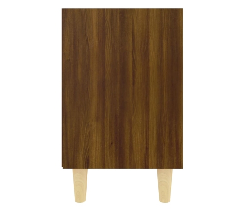 vidaXL Mesita de noche con patas madera pino roble Sonoma 40x30x50 cm