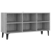 Mueble de TV con patas de metal gris Sonoma 103,5x30x50 cm