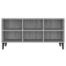 Mueble de TV con patas de metal gris Sonoma 103,5x30x50 cm