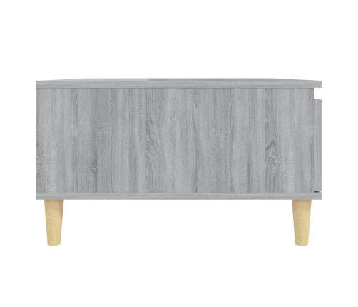 Mesa de centro madera de ingeniería gris Sonoma 90x60x35 cm