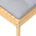 Juego de muebles de jardín 5 pzas y cojines madera maciza pino