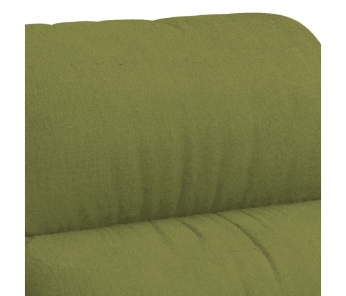 Sillón de masaje de terciopelo verde claro