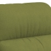 Sillón de masaje de terciopelo verde claro