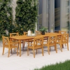 Sillas de comedor de jardín 8 uds madera maciza de acacia