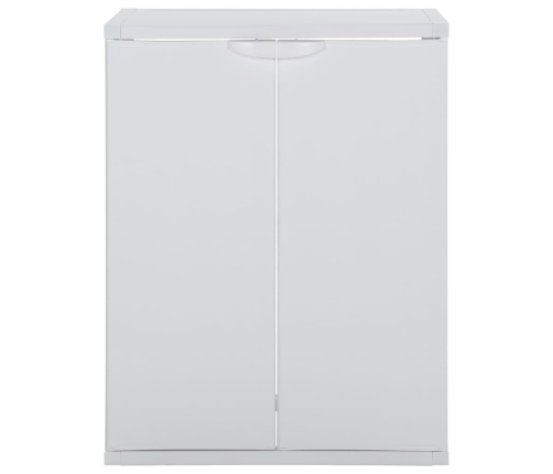 Armario de lavadora PVC blanco 68,5x64,5x88 cm