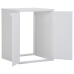 Armario de lavadora PVC blanco 68,5x64,5x88 cm