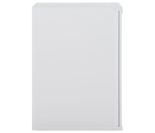 Armario de lavadora PVC blanco 68,5x64,5x88 cm